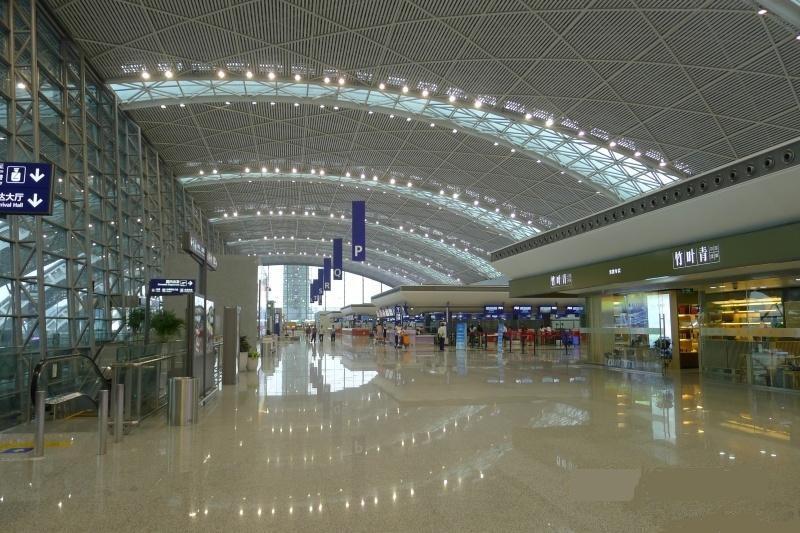 北京機場(chǎng)無(wú)機磨石地坪圖片