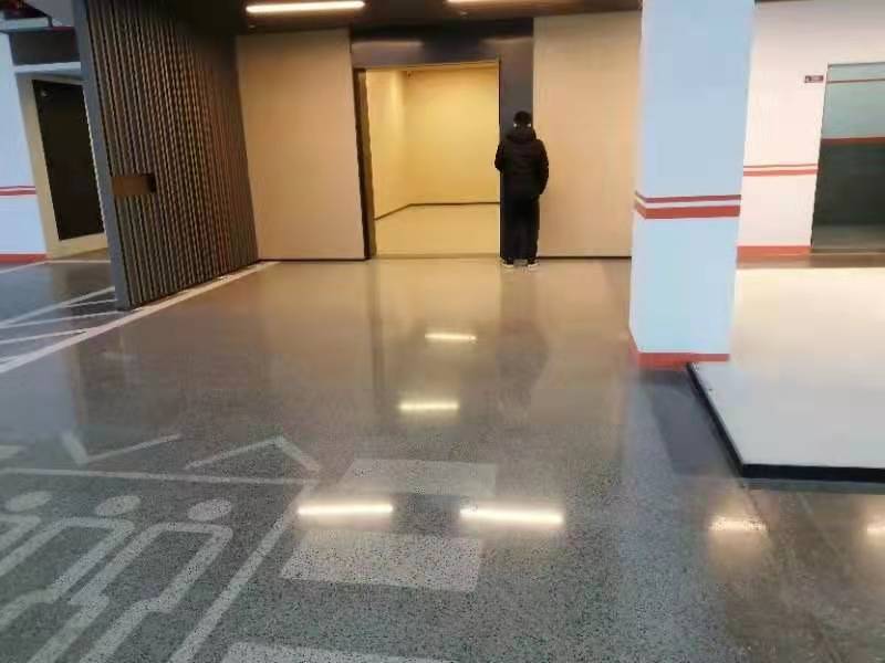 灰色系無(wú)機磨石地坪