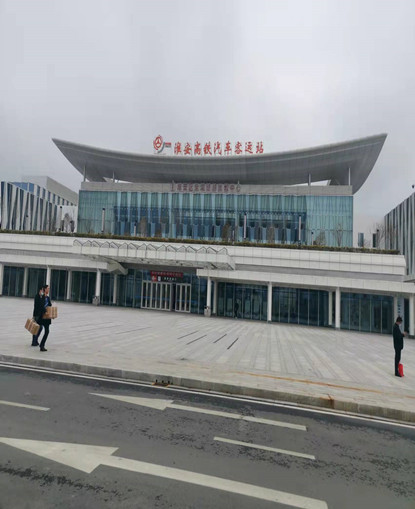 江蘇無(wú)機磨石地坪—高鐵汽車(chē)站案例